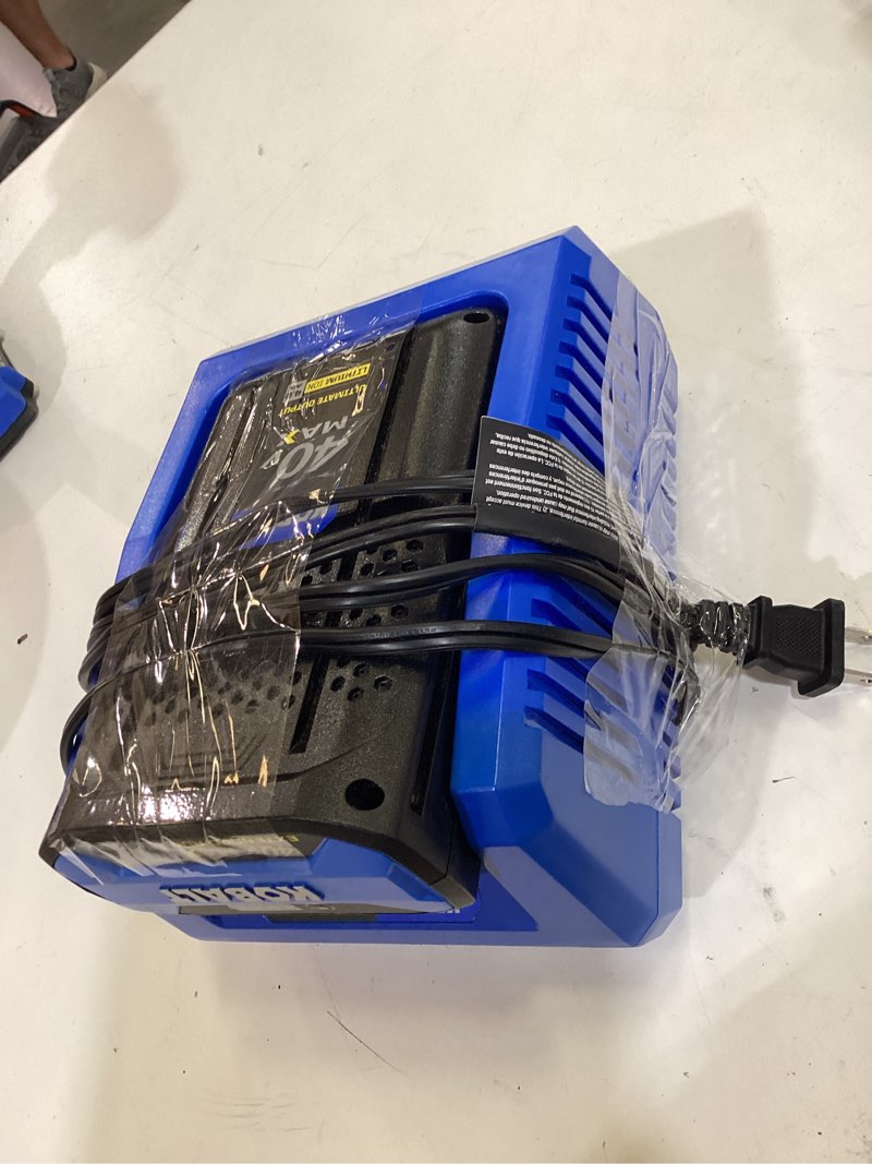 Condition photo showing Good Condition for kobalt 40v max 4.0ah battery and charger