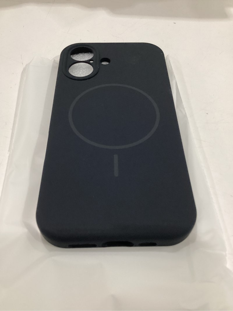 Condition photo showing New/Like New for miracase magnetic for iphone 17 case, compatible with magsafe, integrated silicone camera control cover, shockproof drop protection phone case for 17,black black iphone 17