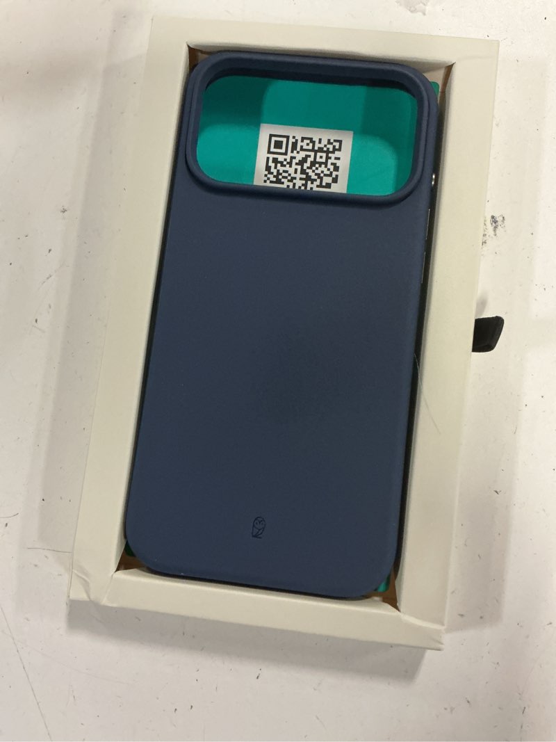 Condition photo showing Good Condition for tineeowl case for iphone 17 pro max – magsafe compatible, aluminum buttons, camera control & rounded action button, slim textured tpu, minimalist – dunex series navy blue navy blue iphone 17 pro max