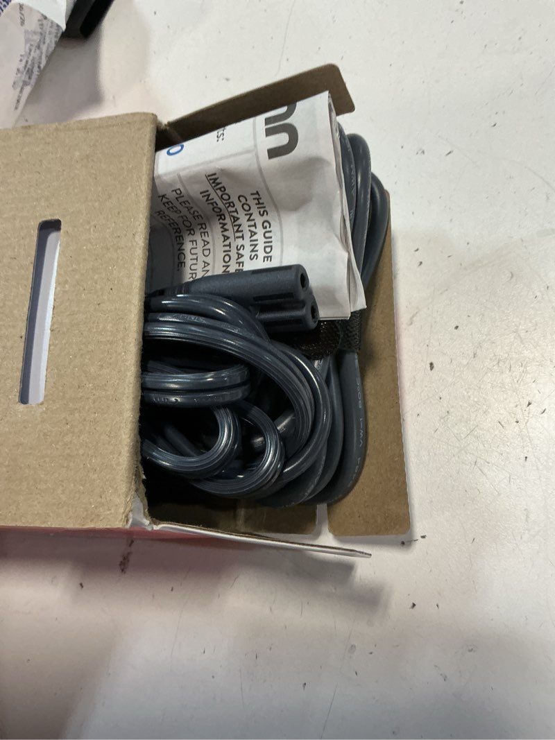 Condition photo showing Good Condition for onn 90w laptop charger with 10 interchangeable tips  10 ft power cord for hp  dell  lenovo  laptop