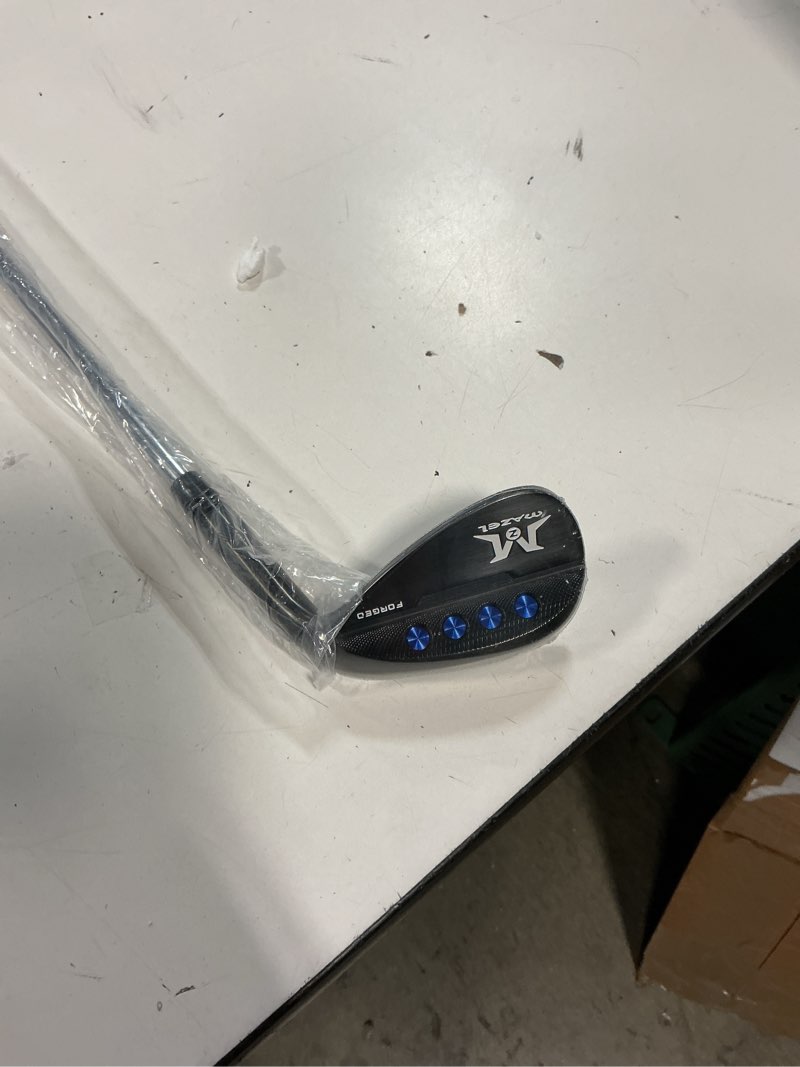 Condition photo showing Good Condition for mazel forged golf sand wedge,gap wedge,lob wedge for men,48/52/54/56/58/60 degree individual golf wedge,milled face for more spin,right hand right stainless-steel(2022 model,steel color) regular 48 degree individual