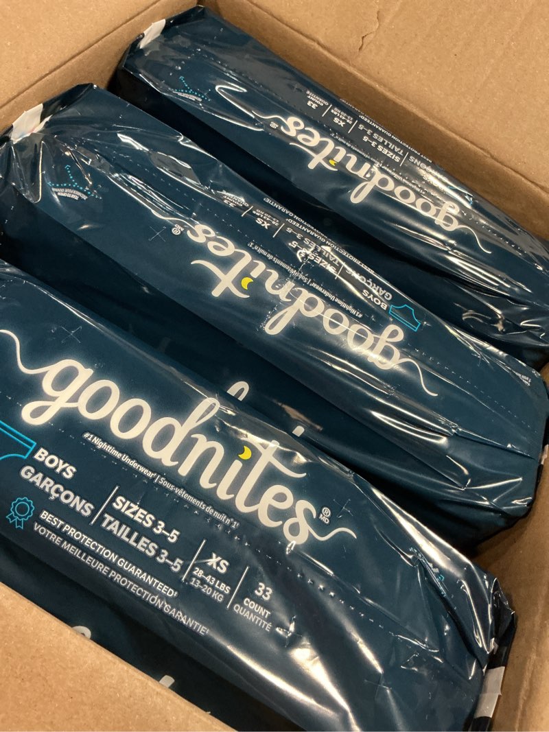 Condition photo showing Good Condition for Goodnites Overnight Underwear for Boys  XS  99 Ct (Select for More Options)