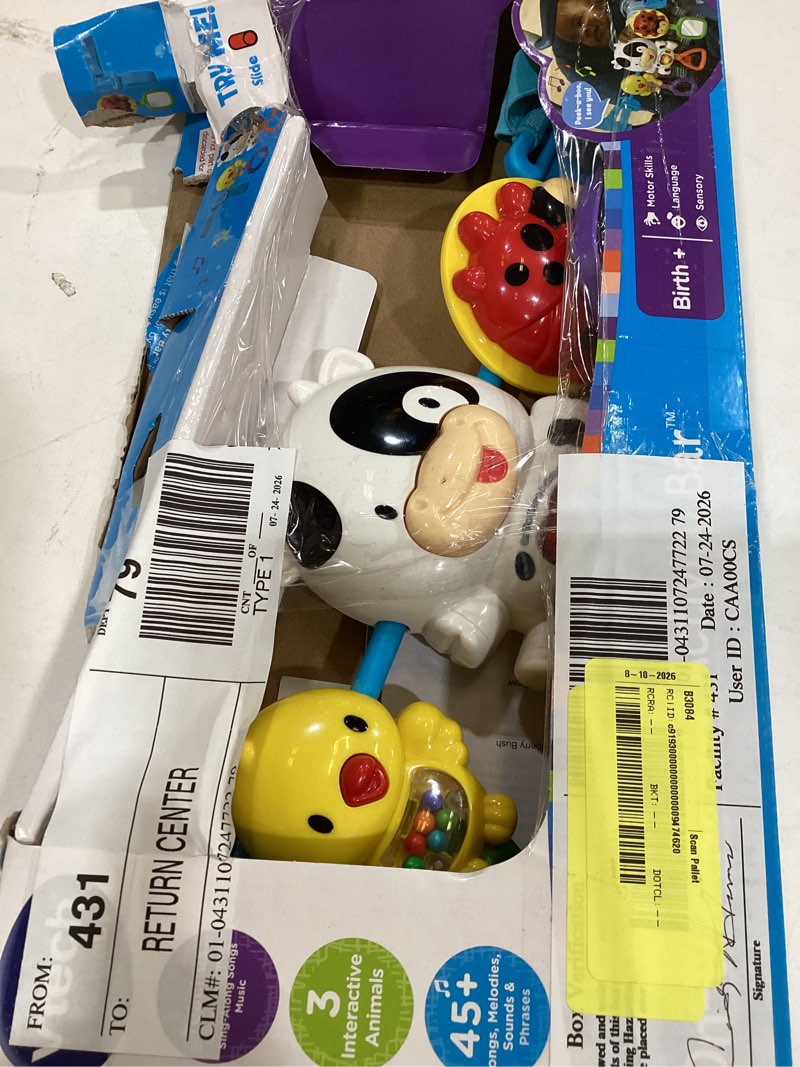Condition photo showing As Is for vtech lil' critters on the moove activity bar