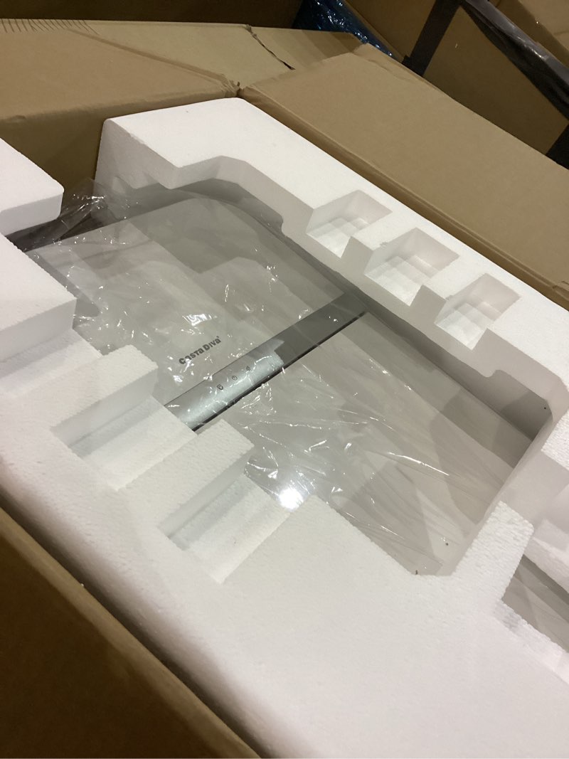 Condition photo showing As Is for Casta Diva Smart Toilet with Bidet Built in, Bidet Toilet with Wider Heated Seat, Warm Water & Dryer, Foot Sensor Auto Flushing, Night Light, Remote Control 1.28GPF(CD-K020)