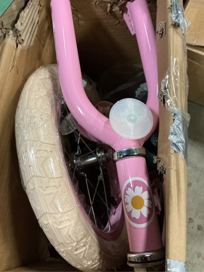 Condition photo showing Good Condition for JOYSTAR Little Daisy Kids Bike for Girls Boys Ages 2-7 Years, 12 14 16 Inch Girls Bikes with Doll Bike Seat & Streamers, Boys Bike with Flag & Number Plate, Multiple Colors