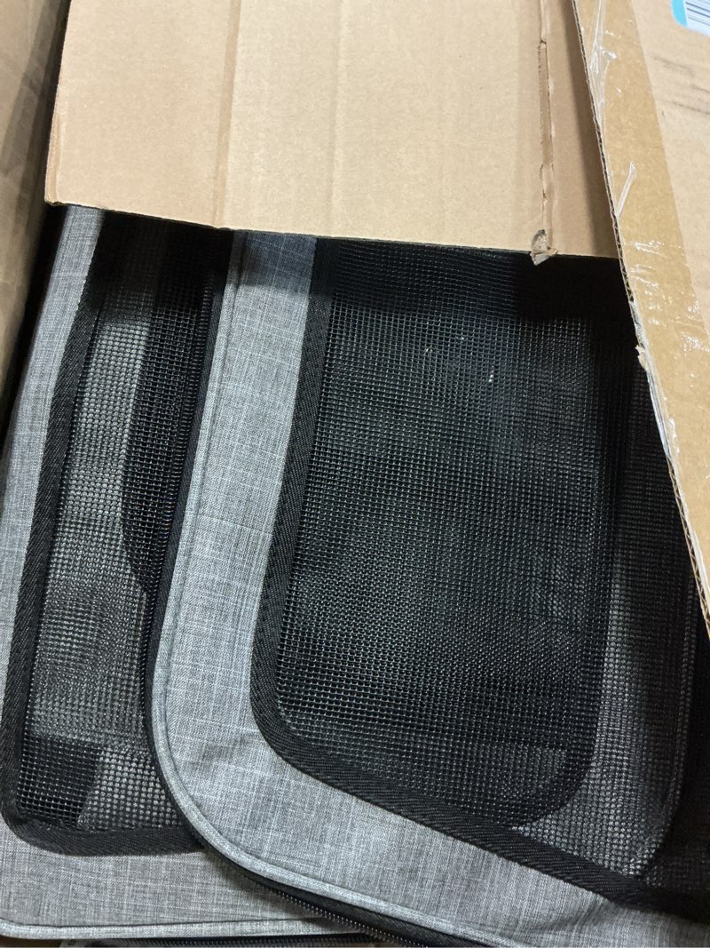 Condition photo showing Good Condition for extra large pet carrier backpack with wheels cats under 30 lbs, for dogs puppies rabbits other animals under 25 lbs, great for travel/hiking/outdoor use backpack with wheels grey