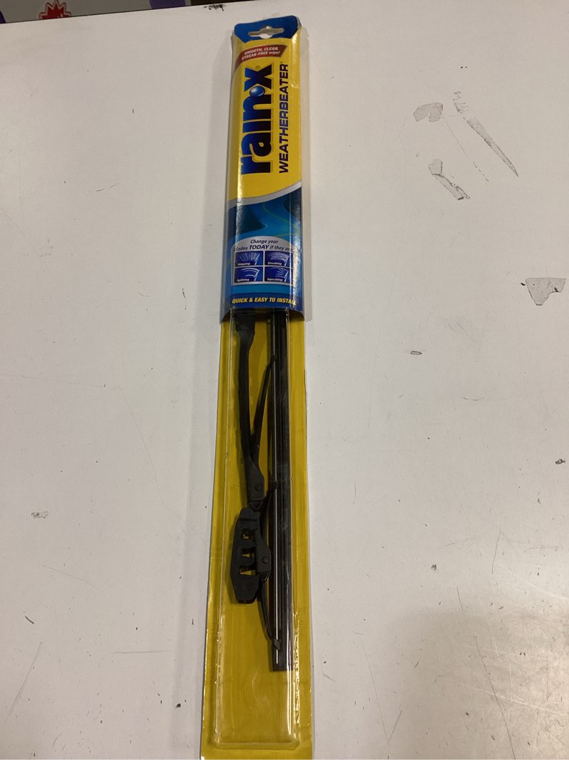 Condition photo showing New/Like New for rain-x rx30219 weatherbeater wiper blades, 19" windshield wipers (pack of 1), automotive replacement windshield wiper blades that meet or exceed oem quality and durability standards 19" pack of 1