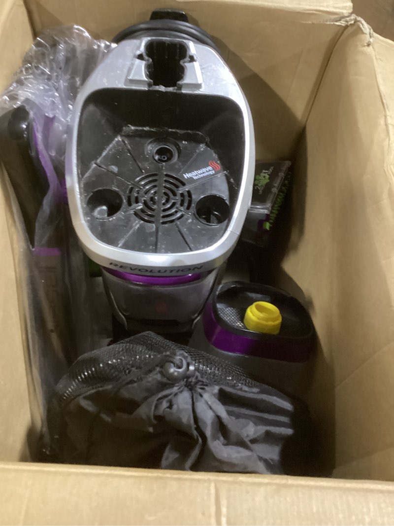 Condition photo showing As Is for bissell proheat 2x revolution pet pro plus, 3588f, upright deep cleaner, 30-minute dry time, dual dirt lifter powerbrush, hose & tool attachment, pet upholstery and tough stain tool included proheat revolution pet pro plus
