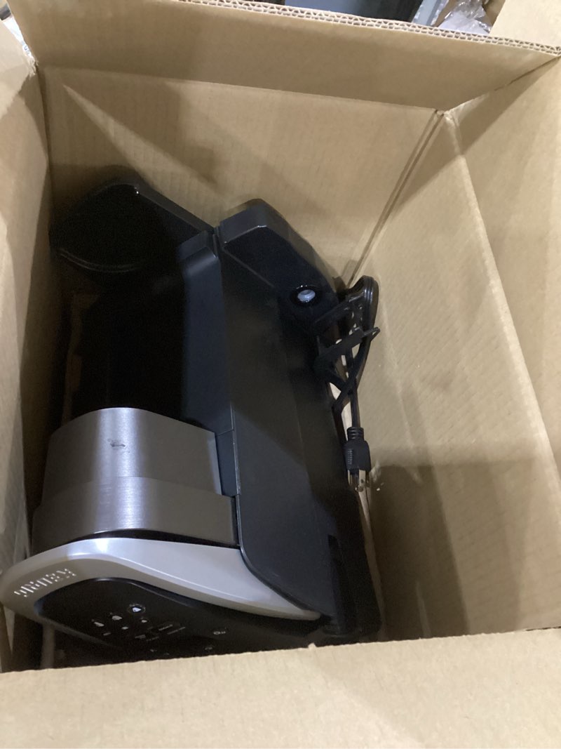 Condition photo showing As Is for Keurig K-Elite Single Serve K-Cup Pod Coffee Maker, with Strength and Temperature Control, Iced Coffee Capability, 8 to 12oz Brew Size, Programmable, Brushed Slate