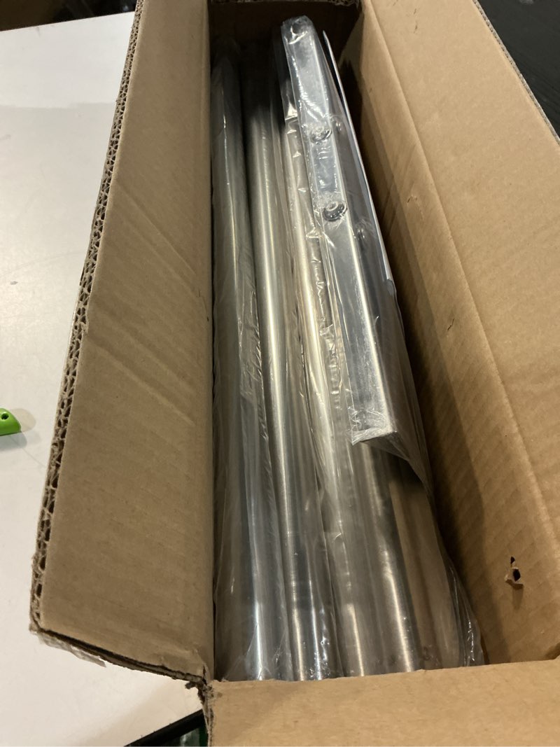 Condition photo showing New/Like New for Stainless Steel Roof Rake: 2-16.5 FT Extendable, All-Stainless Construction (Head & Pole), Heavy-Duty & Durable,, Anti-Slip Grip