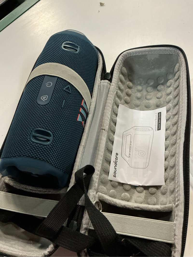 Condition photo showing Good Condition for jbl charge 6 portable bluetooth speaker (blue) | ip68 waterproof, dustproof, and dropproof, outdoor wireless audio |28hrs playtime + travel case bundle