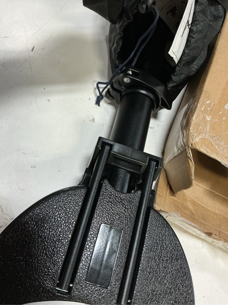 Condition photo showing Good Condition for xxl portable walking cane with seat, adjustable 34"-37" foldable lightweight aluminum anti-slip walking stick for men & women, 550 lbs cane with chair for travel hiking with carry bag black-adjustable