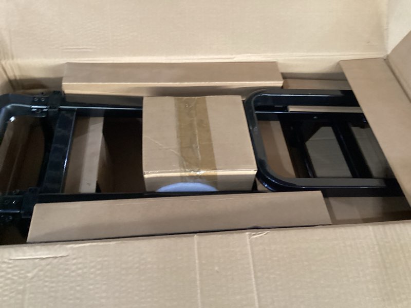 Condition photo showing New/Like New for KEDSUM Dolly Cart with Wheels, Upgrade Labor-Saving Folding Dolly with Training Wheels, Heavy Duty Hand Truck Cart with Pedal Rod,Thickened Iron Pipe for Moving, Furniture, Warehouse Use