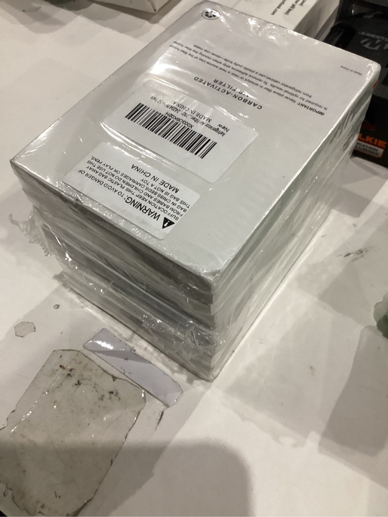 Condition photo showing New/Like New for refrigerator air filter replacement compatible with frigidaire paultra pure air ultra and electrolux eafcbf fridge replace 242061001, 242047801, 242047804-12 pack by funmit