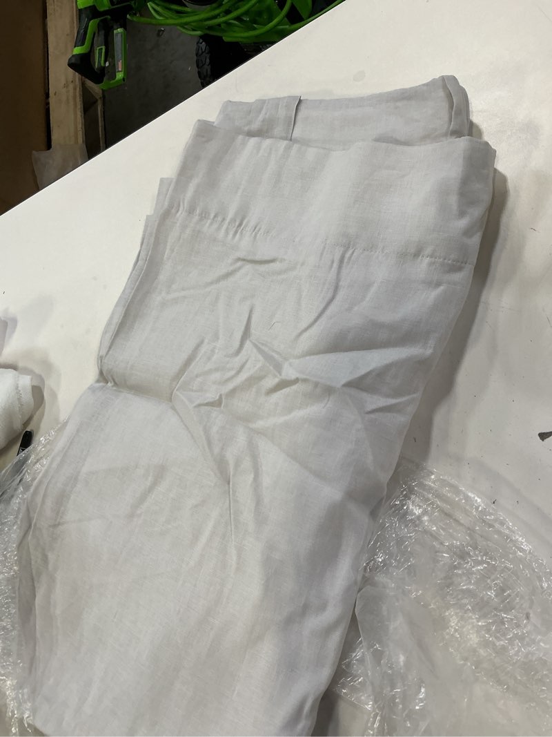 Condition photo showing Good Condition for european linen curtain, 96x84, cloud(of 1)