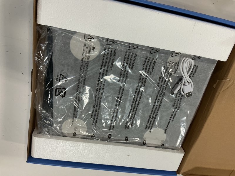 Condition photo showing New/Like New for etekcity rechargeable smart scale for body weight, digital bathroom scale with bmi, body fat, muscle mass, accurate weighing machine for people sync with smartphone app, 400lb carbon black 11.8 x 11.8 inches
