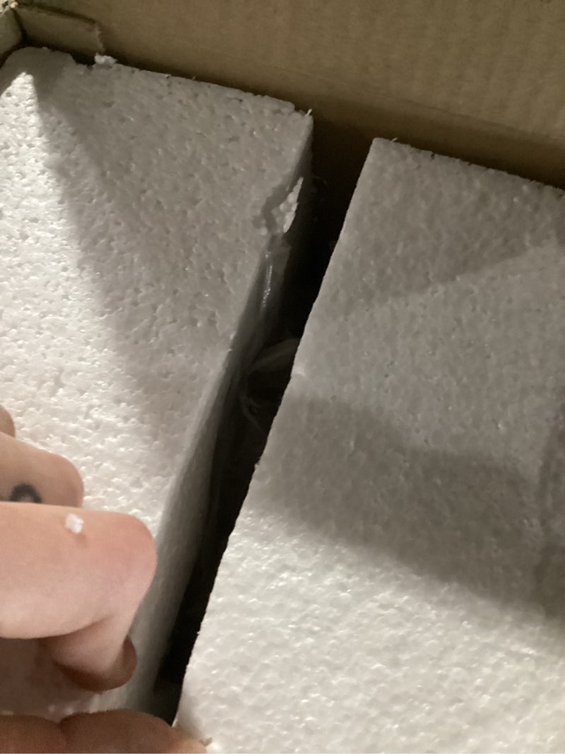 Condition photo showing New/Like New for 18'' Large Dusk to Dawn Outdoor Lighting, Exterior Sensor Outdoor Wall Lights, Industrial Front Porch Light with Clear Glass, Waterproof Matte Black Anti-Rust Outdoor Lights for House Garage Matte Black 18 Inch Dusk to Dawn