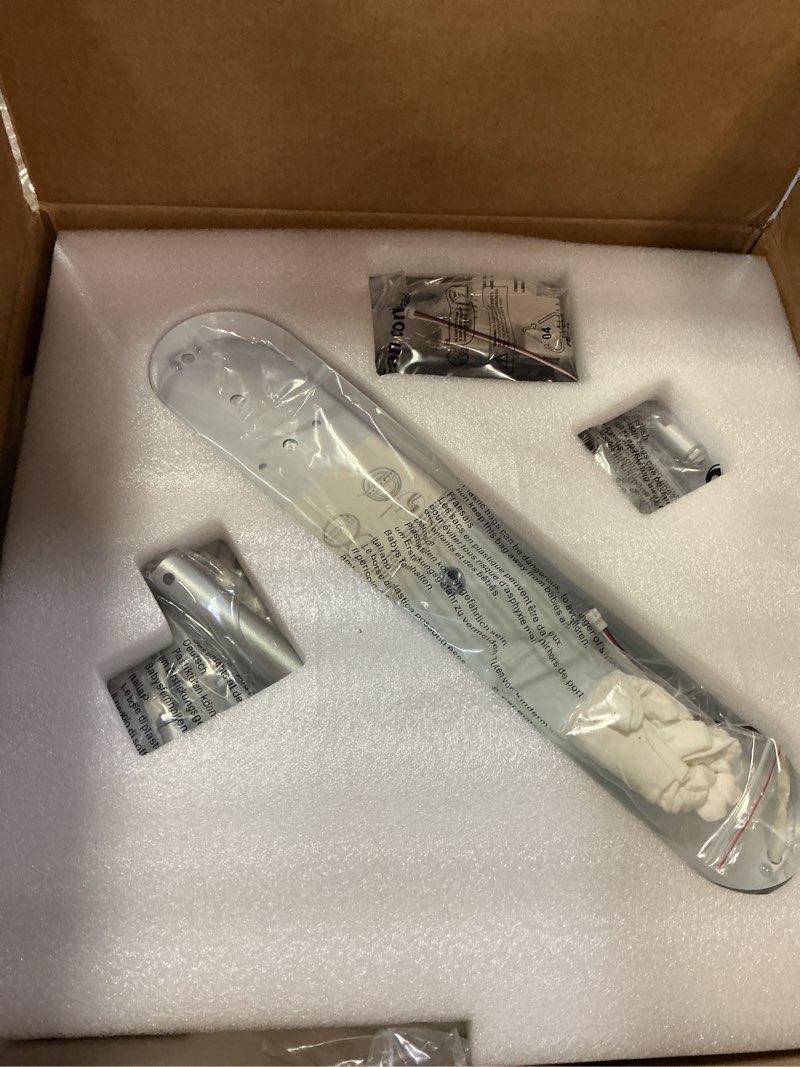 Condition photo showing New/Like New for datingday 42" invisible ceiling fan chandelier light,modern diy ceiling fan light remote control 4 retractable abs blades for bedroom living dining room decoration