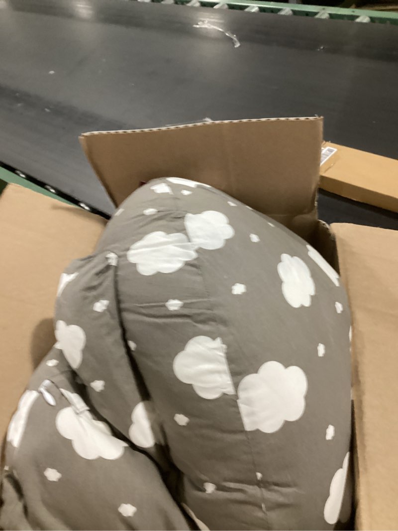Condition photo showing As Is for Momcozy Original Nursing Pillow for Breastfeeding-Pioneering Safety Fence- Wider Feeding Pillows for More Support for Mom & Baby- Easier Nursing & Hand Free- Fit for All, Removable Cotton Cover Grey