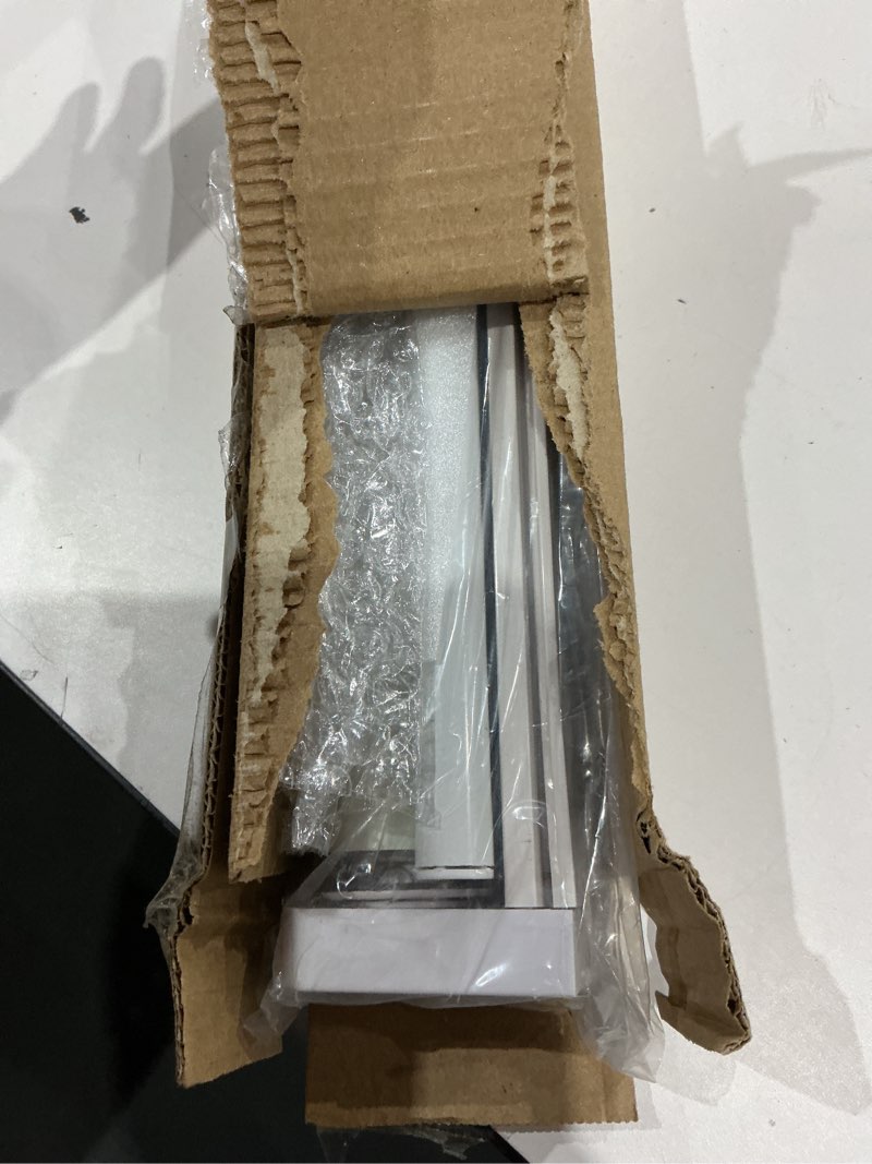 Condition photo showing As Is for lazblinds no tools no drill cordless roller shades, 100% blackout roller blinds for windows, thermal insulated uv protection waterproof roll up window blinds and shades, 23'' w x 72'' h, cream cream 23'' w x 72'' h