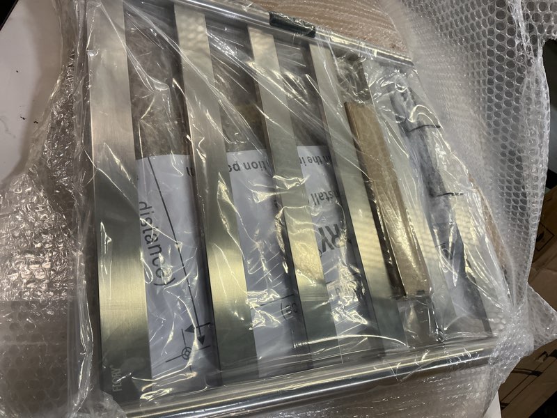 Condition photo showing Good Condition for R FLORY Heated Towel Rack for Bathroom, 6 Bar Wall Mounted Towel Warmer Rack Flat with Timer & Temperature, Electric Towel Heater with LED Display Screen, Plug-in Nickel 6 bar