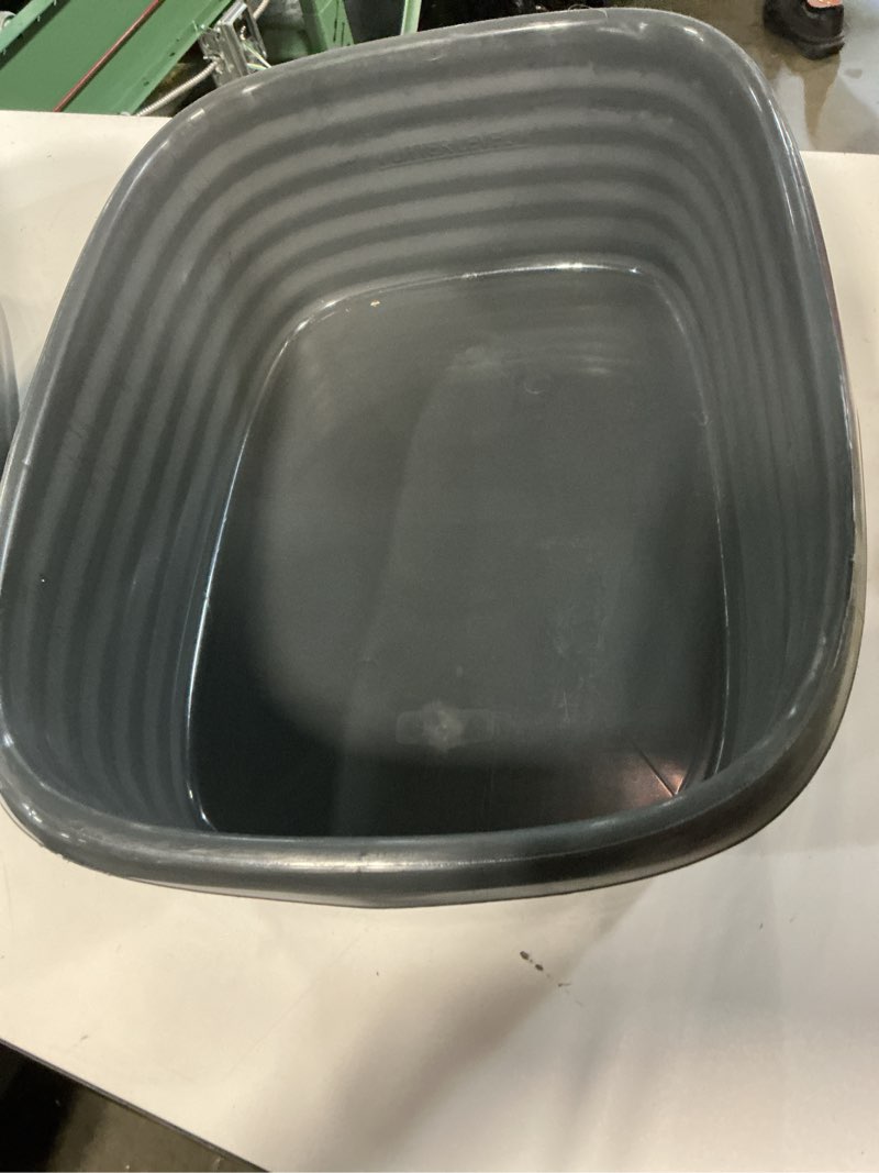 Condition photo showing Good Condition for arm & hammer simply recycled wave open cat litter pan, jumbo, cat litter box, made in the usa, black