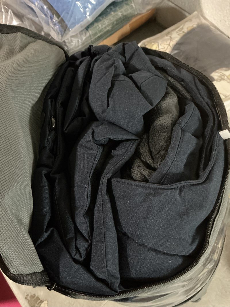 Condition photo showing Good Condition for zshow girl's long winter coats hooded outerwear puffer jacket quilted waterproof warm parka 14-16 navy