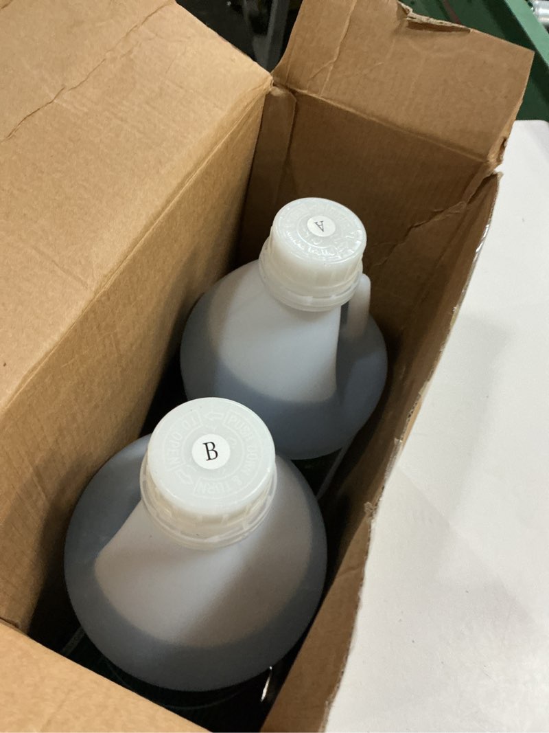 Condition photo showing New/Like New for TAKIMO 1 Gallon Crystal Clear Resin Kit,No Bubble & Not Yellowing Epoxy Resin for Coating, Casting, Table Top,DIY, Bar Top, River Tables, Resin Art, Wood with High Gloss Finish 1 Gallon Not Yellowing Epoxy Kit