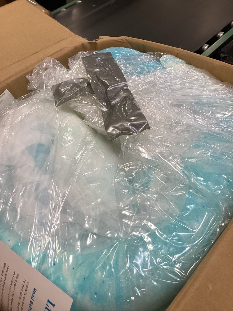 Condition photo showing Good Condition for LINENSPA 4 Inch Gel Swirl Memory Foam Mattress Topper – Cooling Gel Infused – Pressure Relieving – CertiPUR Certified - Twin Twin 4 Inch Topper Only