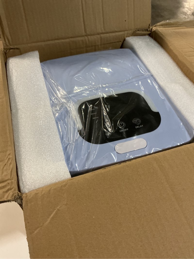 Condition photo showing New/Like New for Large Towel Warmer Bucket for Bathroom, Luxury Towel Warmers for SPA, Hot Towel Heater, Great Gift Idea, 24H Delay Function, 1 Min Fast Heating, Fits Three 40"x70" Towels, Bathrobes, Blankets-Blue