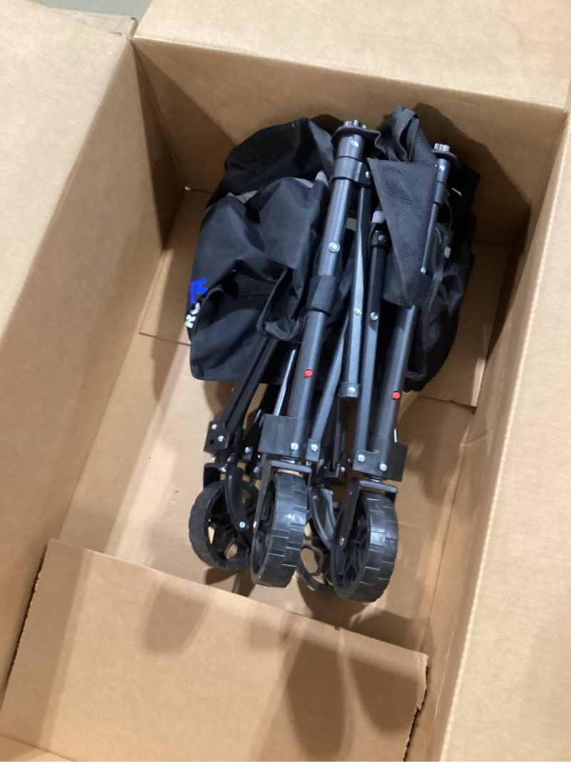 rosong collapsible wagon cart with wheels foldable - folding utility heavy duty wagons carts for gro