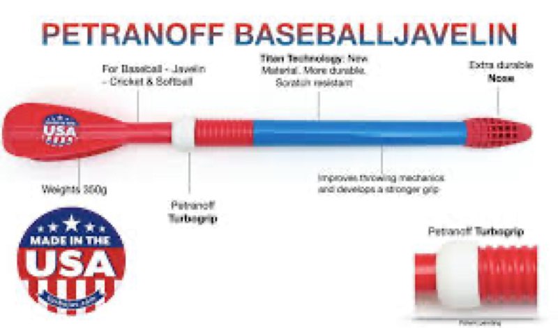 Turbojay petranoff baseball javelin 