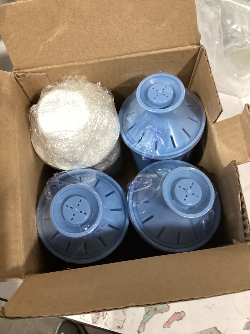 Condition photo showing As Is for elite water filter replacement compatible with all brita elite pitchers and dispensers, everyday, ultramax, metro+, xl and more, lasts 6 months or 120 gallons, 4 count