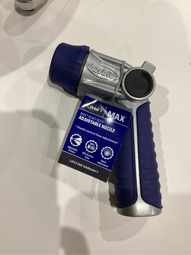 Condition photo showing Good Condition for orbit max 1-pattern adjustable nozzle
