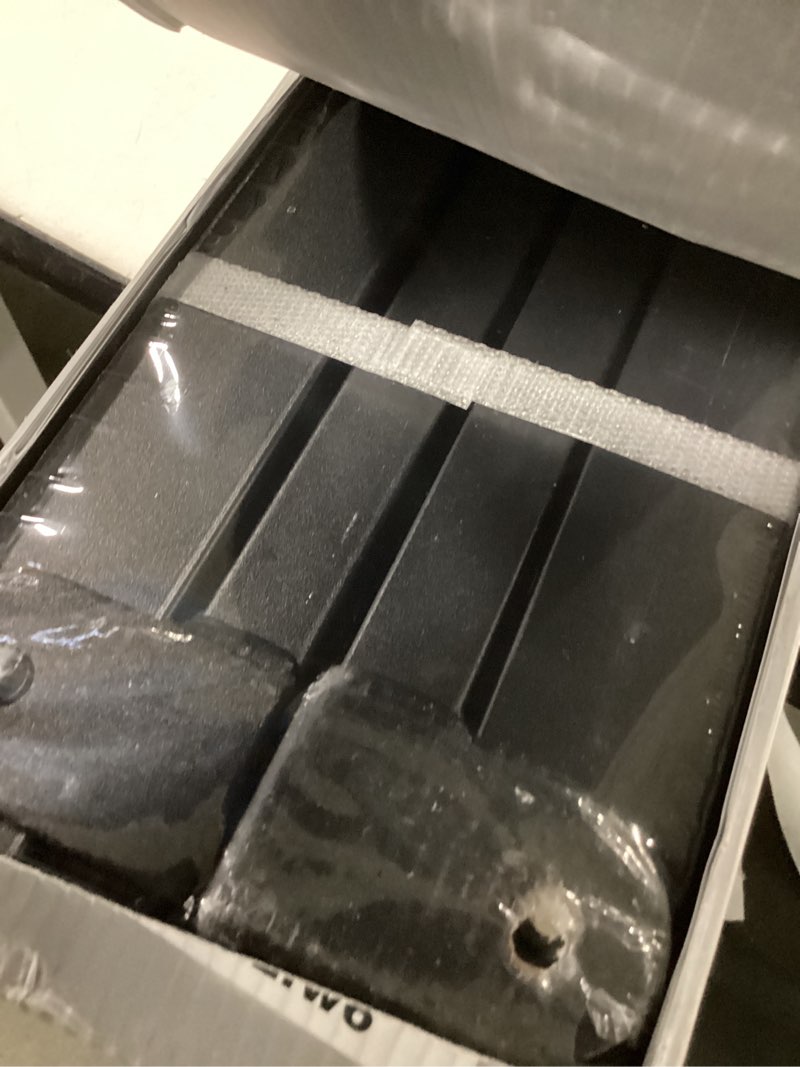 Condition photo showing New/Like New for Metal Bed Frame,Twin Size Bed Frame with Storage Space,Heavy Duty Sturdy Mattress Foundation,Easy Assembly,No Box Spring Needed, Black,14 Inch,Twin