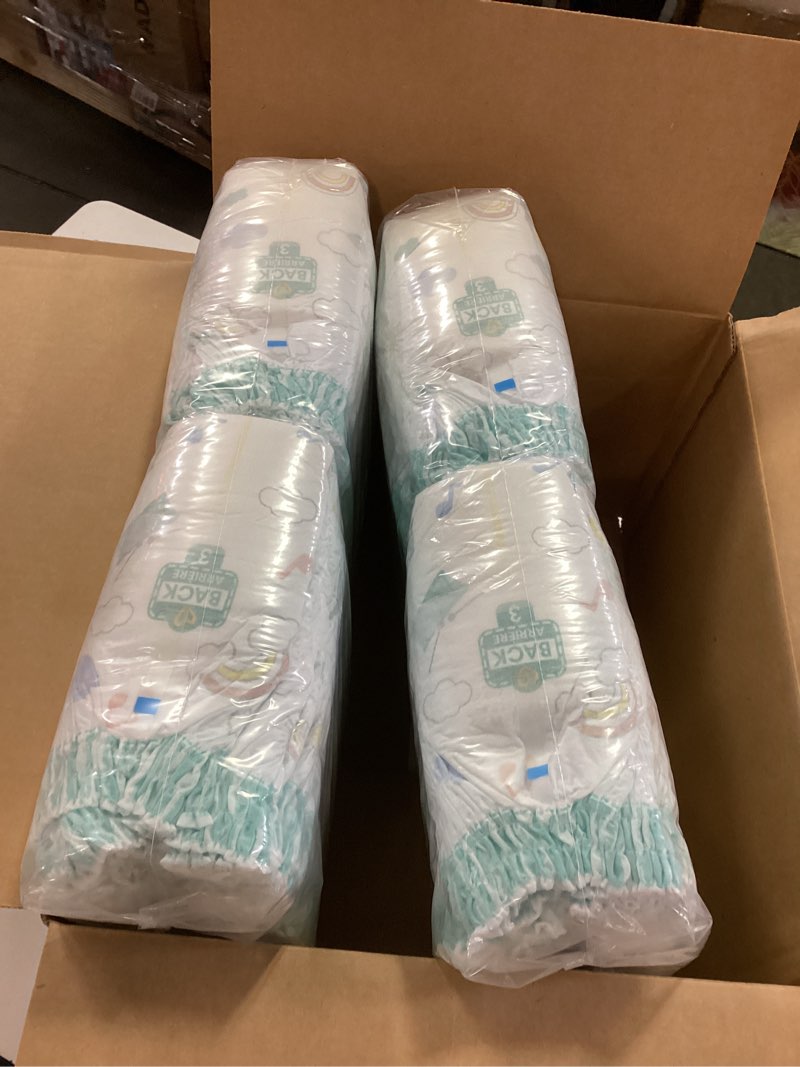 Condition photo showing New/Like New for Pampers Diapers - Swaddlers 360° - Size 3, 156 Count, up to 100% Leakproof Comfy Dry Fit, Designed for Easy Changes, Pull On Baby Diaper (Packaging May Vary) Size 3 156