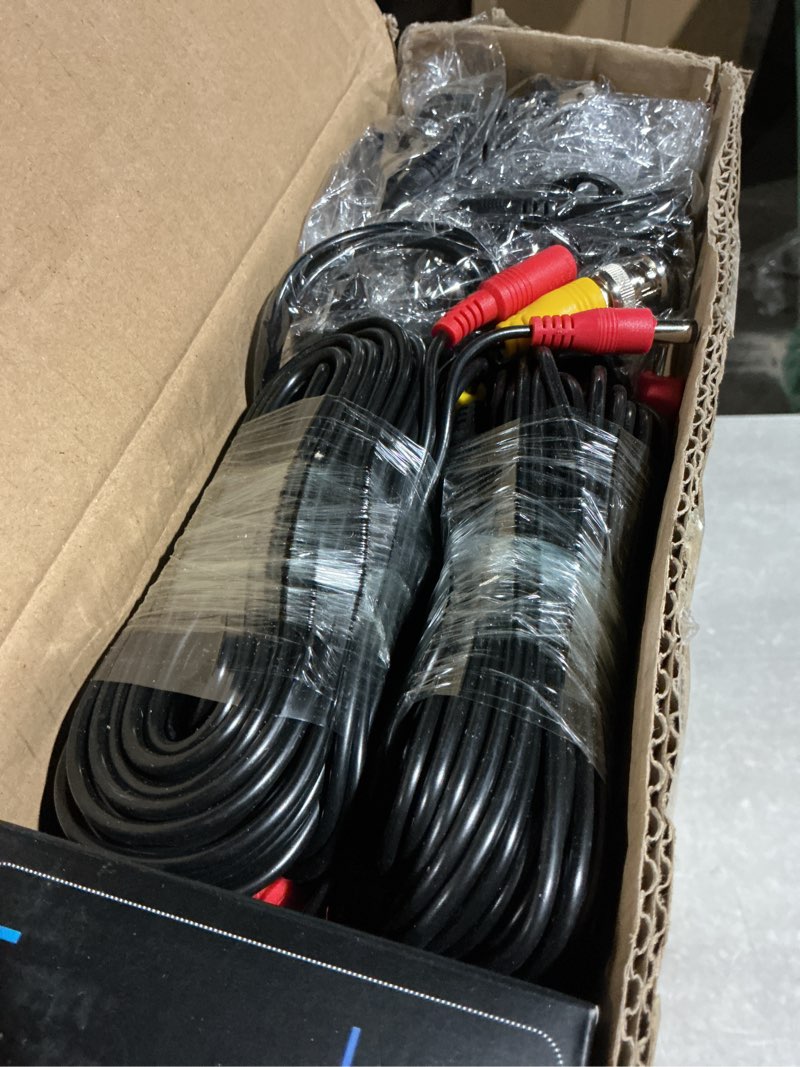 Condition photo showing As Is for Fuers Wired Security Camera System,H.265+ 8CH Surveillance DVR with 500G Hard Drive and 4 x 1920p CCTV Analog Dome Camera, with face Capture and face Retrieval, Email Alert,Mobile APP & PC Remote 8CH-2MP-4-A324Cam-500HDD