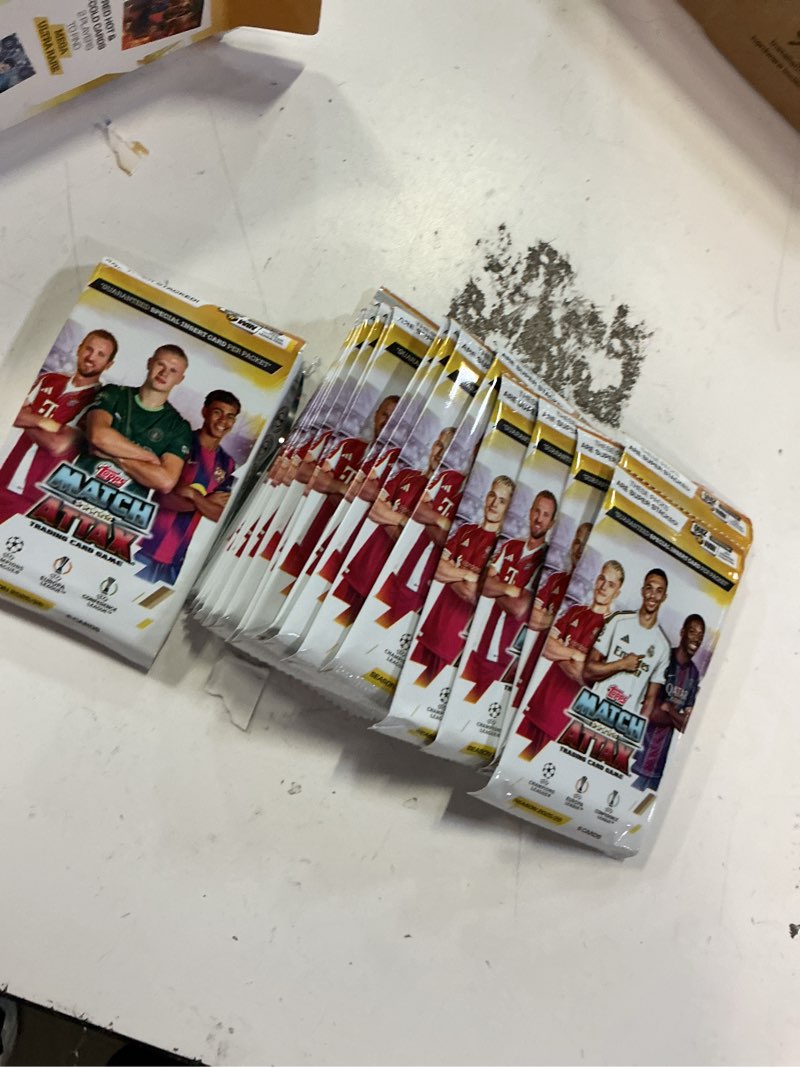 Condition photo showing New/Like New for topps uefa champions league match attax 2025 trading and collectible card game (smart pack)