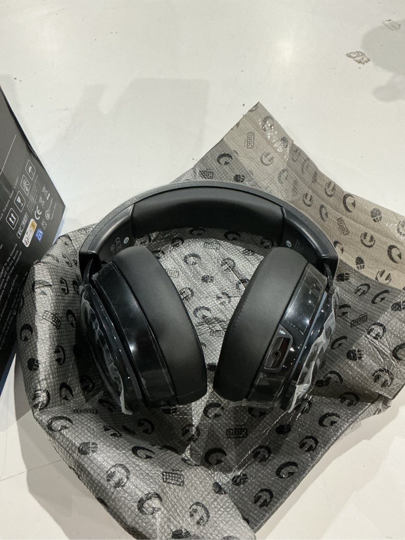 Condition photo showing Good Condition for aoc 2.4ghz wireless gaming headphones for ps5, ps4 fortnite & call of duty/fps gamers, pc, switch, bluetooth 6.0 gaming headset with noise canceling mic, 7.1 virtual surround, 45hr battery -black