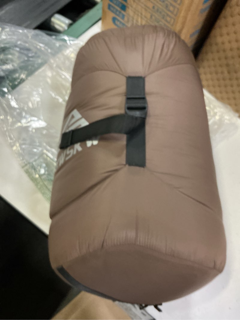 Condition photo showing New/Like New for ultralight down sleeping bag with pillow,15°f 32°f 46°f sleeping bag for women,men,youth backpacking,hiking and camping outdoor with 680fp duck down coffee 800g down filling