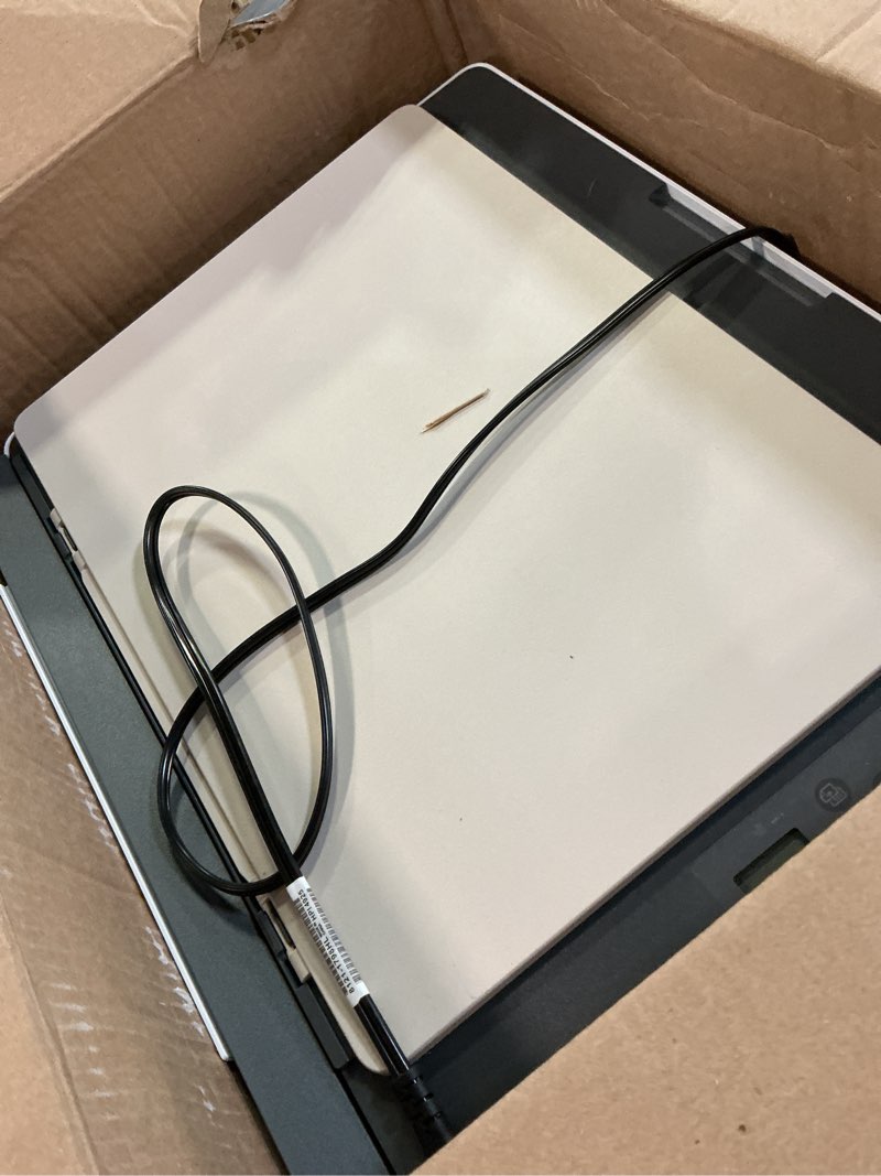 Condition photo showing As Is for hp smart tank 5000 wireless all-in-one ink tank printer, scanner, copier with 2 years of ink included, best-for-home, cartridge-free, refillable, ai-enabled, an ecotank alternative (5d1b6a)