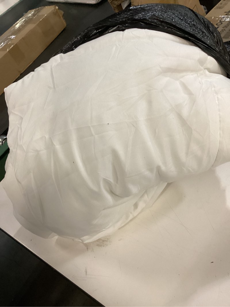 Condition photo showing Good Condition for DOWNCOOL Comforters Full Size, Duvet Insert,White All Season Duvet, Lightweight Quilt, Down Alternative Hotel Comforter with Corner Tabs (White, Full 82x86 Inches) Lightweight Comforter Full White