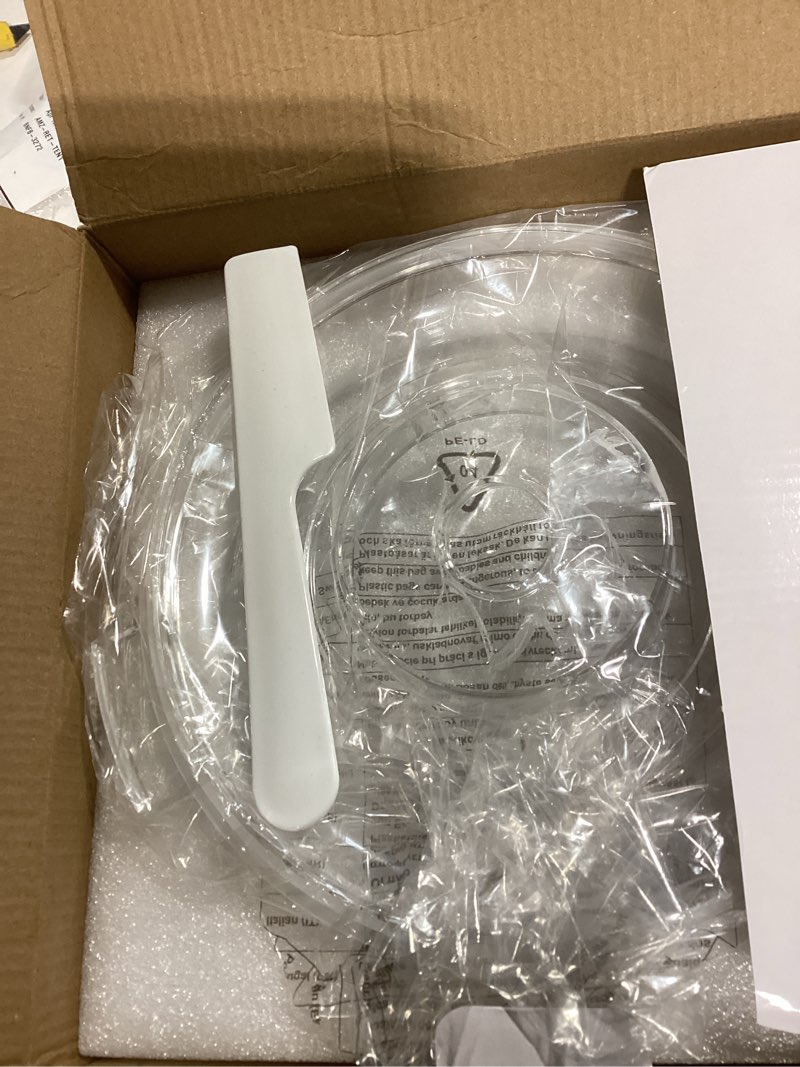 Condition photo showing New/Like New for meat grinder 6l large capacity,1200w heavy duty electric food processor for frozen meat,vegetable and nuts with 3-layer blades & stainless steel bowl,dishwasher safe,for family bbq,keto meal 6l/25cup