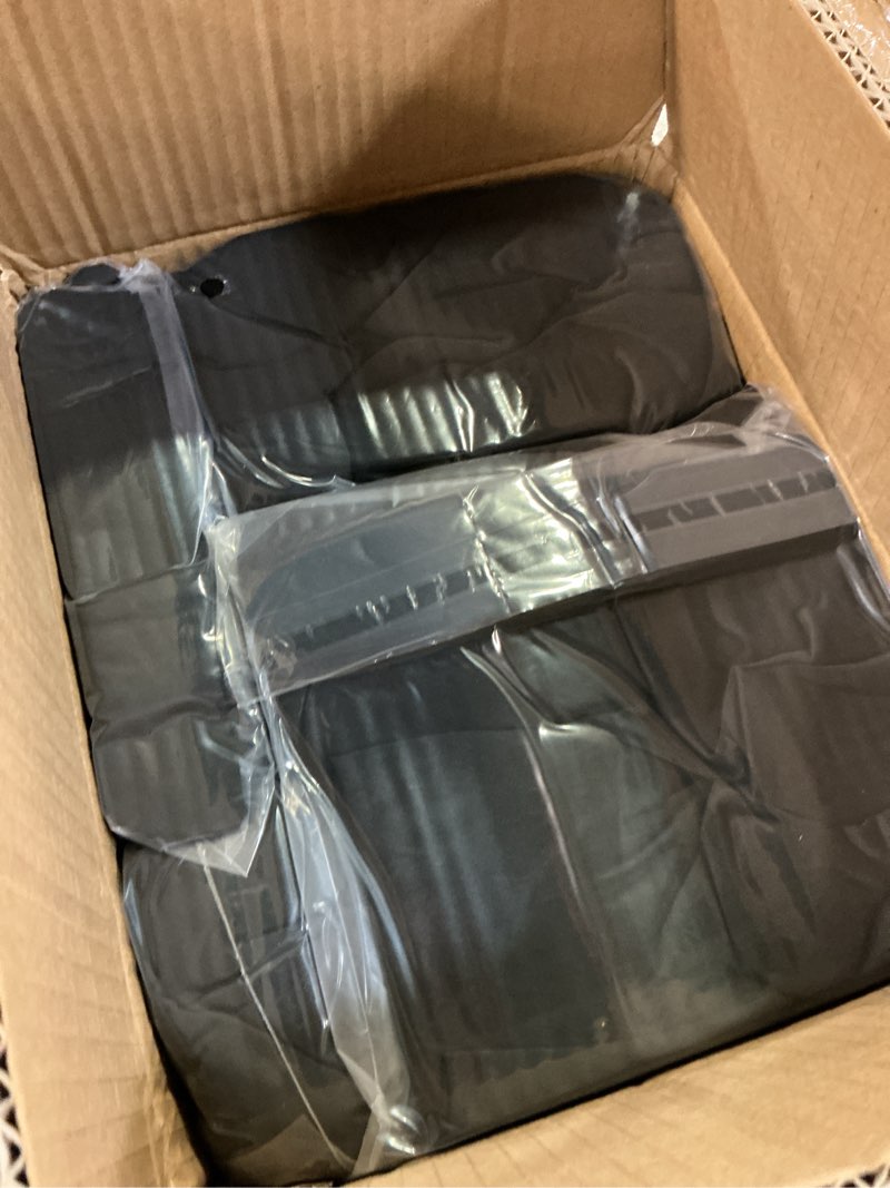 Condition photo showing Good Condition for 6 pack 4 feet black spandex tablecloth for rectangular tables, fitted & stretch, washable, wrinkle resistant, perfect for event, wedding, party, banquet, cocktail, festival, and table protector 4 feet - 6 pack black