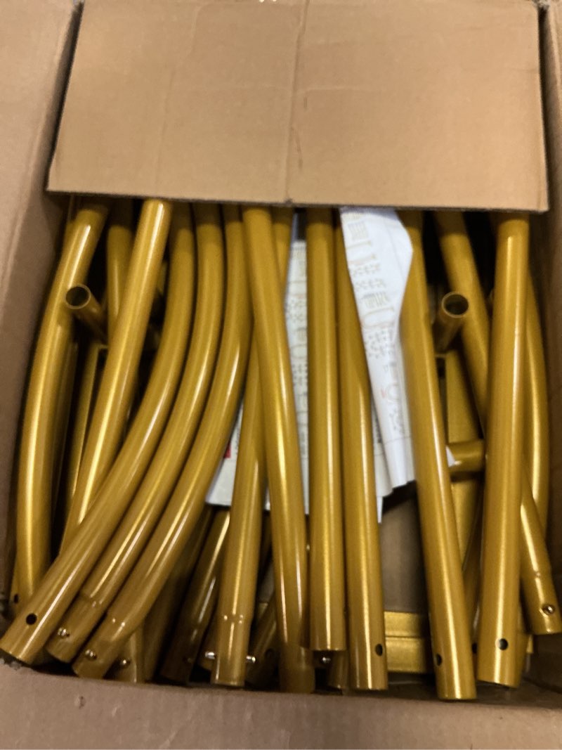 Condition photo showing Good Condition for open arch backdrop stand,double arch frame u shaped wedding arches for wedding ceremony birthday party bridal baby shower photo booth garden floral balloon arch decoration 7.2x4.4ft(h×w) gold