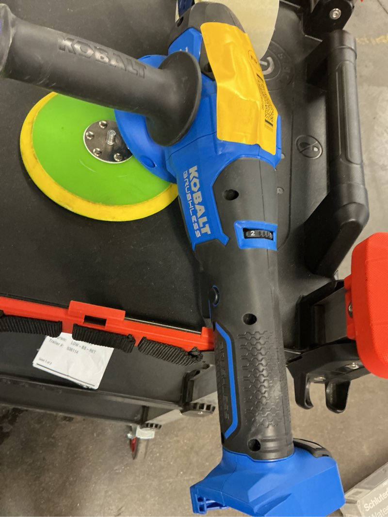 Condition photo showing As Is for kobalt 6-in variable cordless polisher