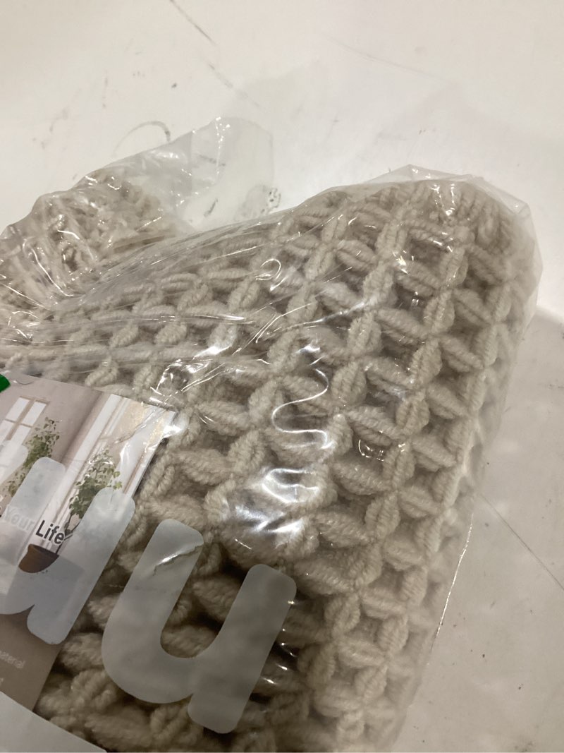 Condition photo showing Good Condition for tyuu pale beige bathroom rug, waffle bath mat non slip washable super absorbent quick dry boho farmhouse bathroom decor, 30''x20'' / 1'8" x 2'6" pale beige pale beige 1'8" x 2'6" (rectangular)