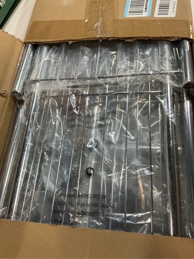 Condition photo showing Good Condition for EAGMAK Heavy Duty Clothes Rack Load 556 LBS, Rolling Clothing Rack With Shelves, Height Adjustable Metal Clothes Hanger with Wheels Portable Wardrobe Organizer Garment Rod for Hanging Clothes (Silver) Silver 2 Shelves