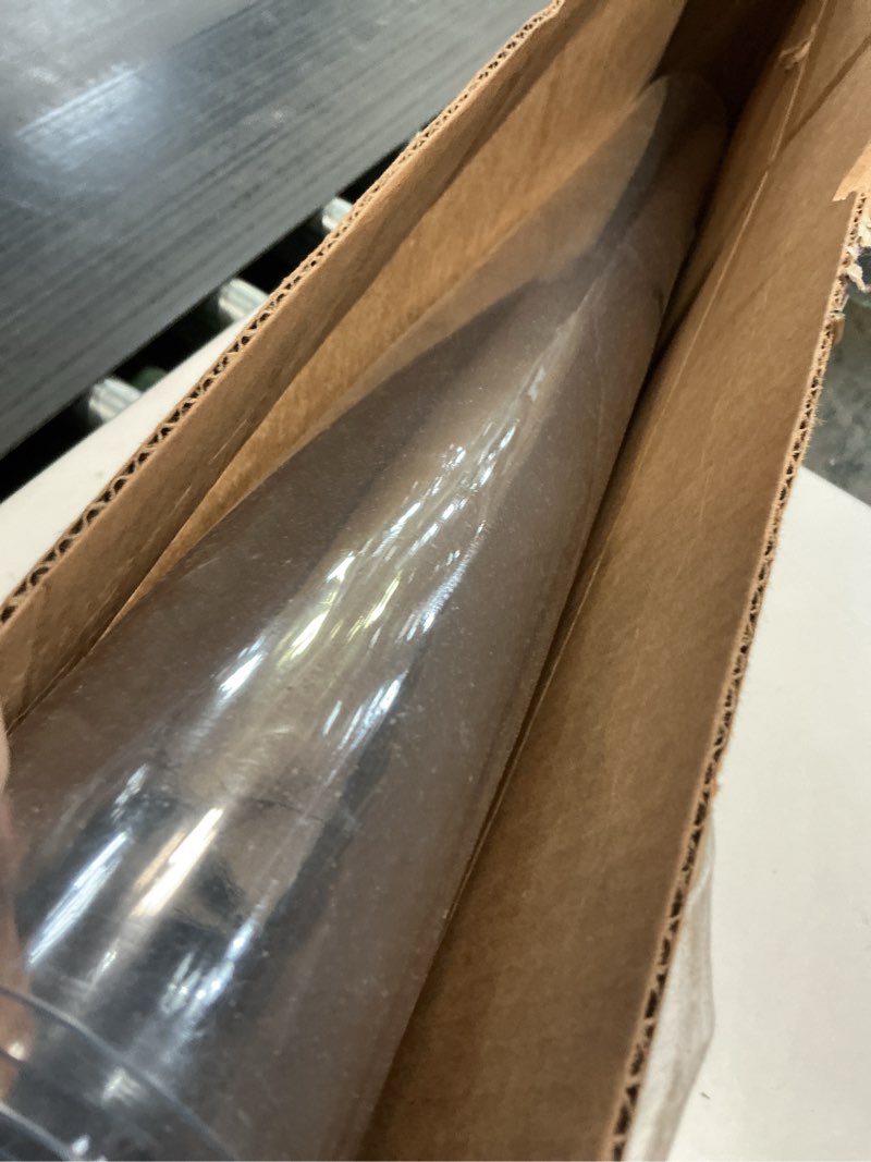 Condition photo showing Good Condition for Yecaye Office Chair Mat for Hardwood Floor, 36" x 48" Clear Computer Desk Chair Mat, PVC Heavy Duty Floor Protector for Rolling Chairs, Can't be Used on Carpet(Transparent, 36" x 48") 2-36" x 48" Transparent