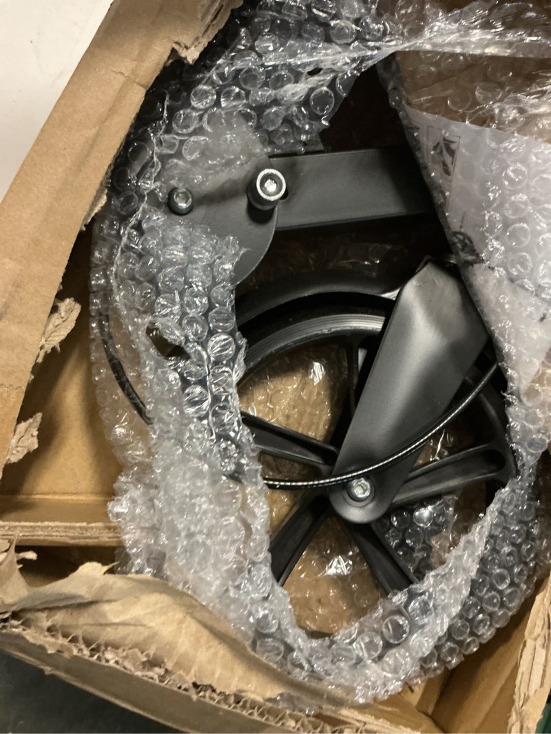 Condition photo showing Good Condition for scooters for kids 8-12, teens & adults - lightweight, foldable, 8-inch big wheels, hand brake & bell, 4 adjustable height levels, 240 lbs max load, perfect for school, campus and park rides black